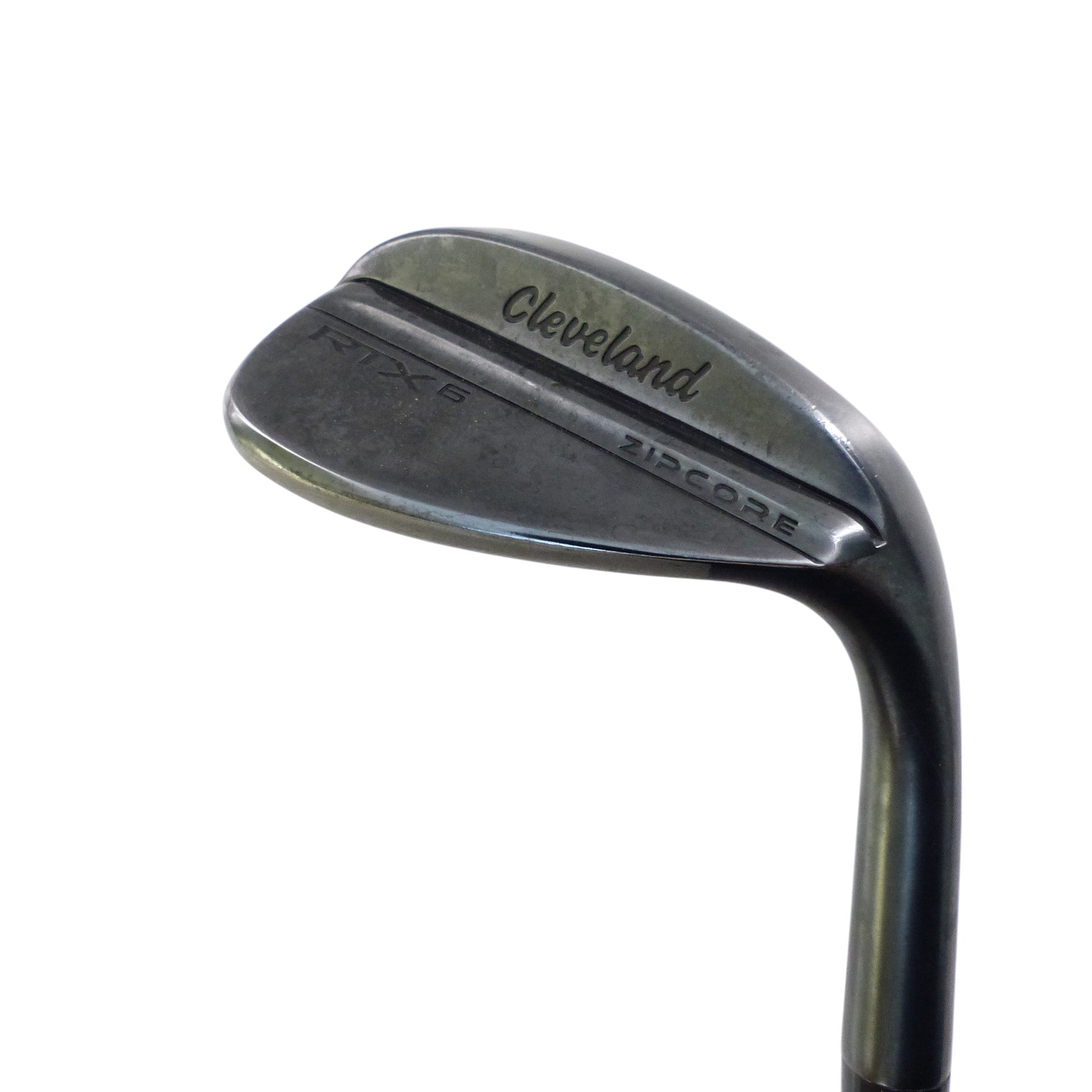 Cleveland: RTX 6 Zipcore Black Satin 58° Wedge Steel Wedge Right