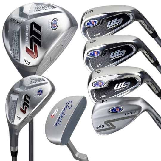US Kids: Ultralight 7-60 - 7 pc w/ bag Package Set Graphite Junior Right Hand