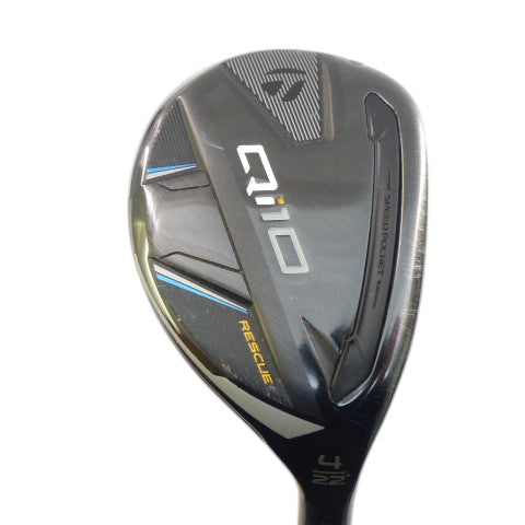 TaylorMade Qi10 MAX Rescue 4H Hybrid – 23° Loft, Regular Flex Graphite, Fujikura Speeder NX TCS 50 – Very Good, Right-Handed