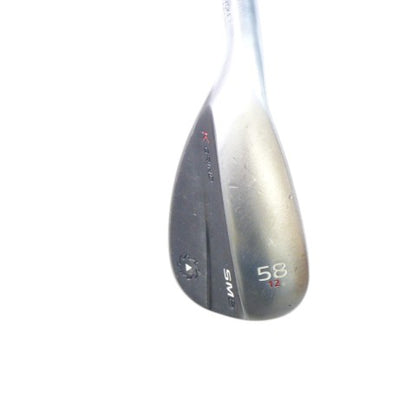 Titleist: Vokey SM6 Steel Grey 58° Wedge K-Grind Steel Wedge Left Hand