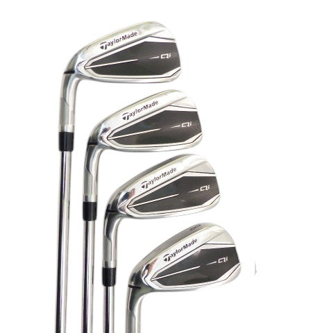 TaylorMade: Qi Iron Set 5-PW, AW, SW Steel Stiff Left Hand