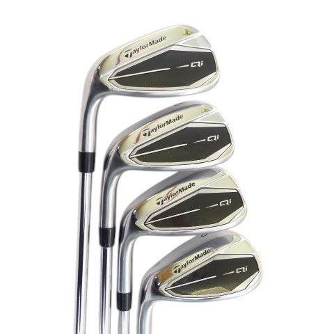 TaylorMade: Qi Iron Set 5-PW, AW, SW Steel Stiff Left Hand