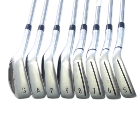 TaylorMade: Qi Iron Set 5-PW, AW, SW Steel Stiff Left Hand