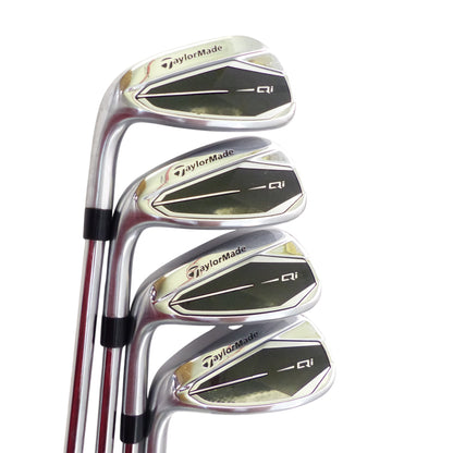 TaylorMade: Qi Iron Set 5-PW, AW, SW (8 pc) Steel Stiff Left Hand