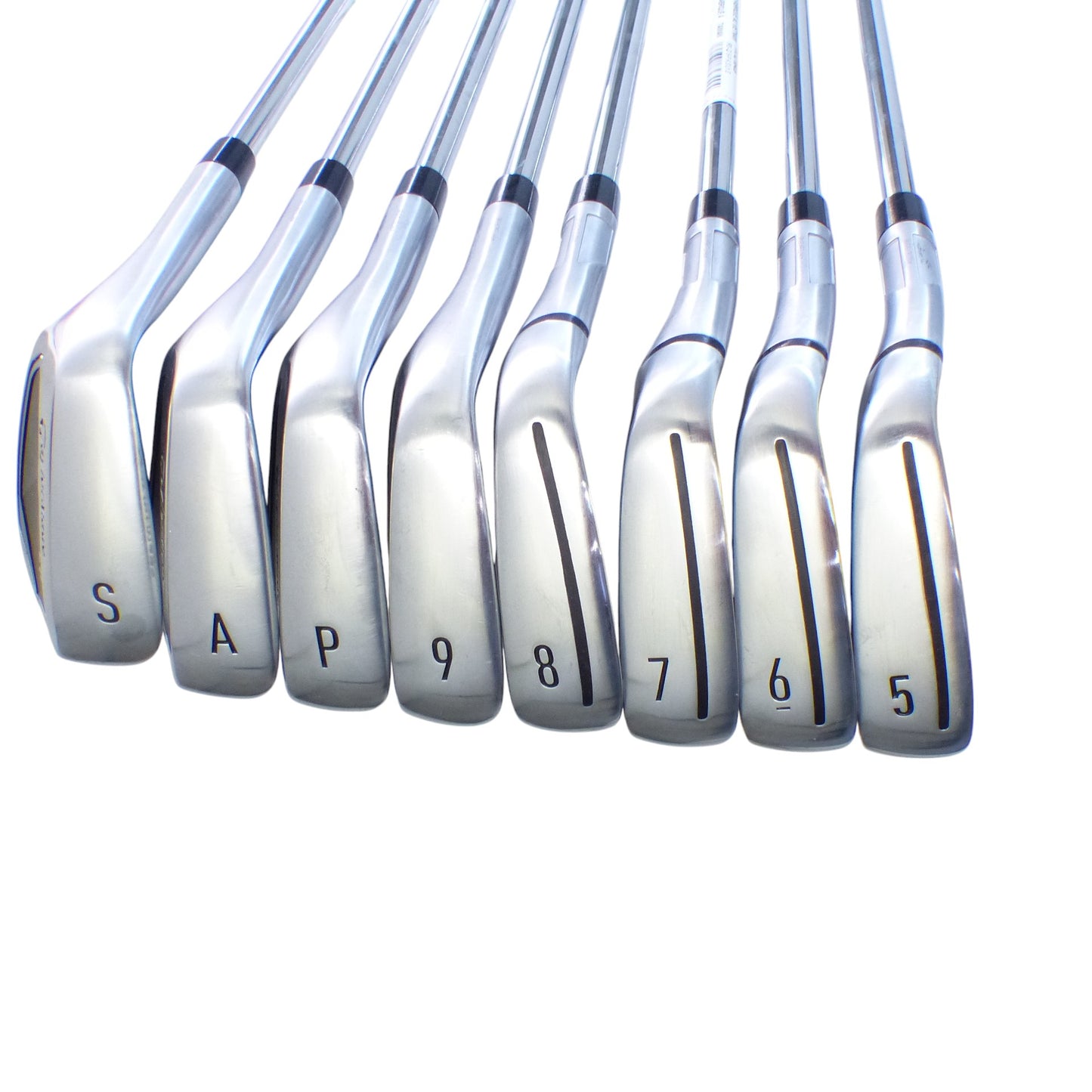 TaylorMade: Qi Iron Set 5-PW, AW, SW (8 pc) Steel Stiff Left Hand