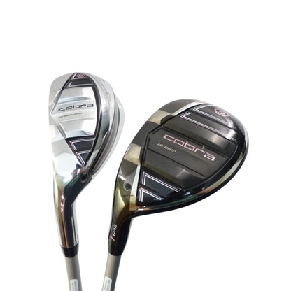 Cobra: T-Rail 2023 Womens Iron Set 5H, 6H, 7-PW SW Graphite Ladies Left Hand