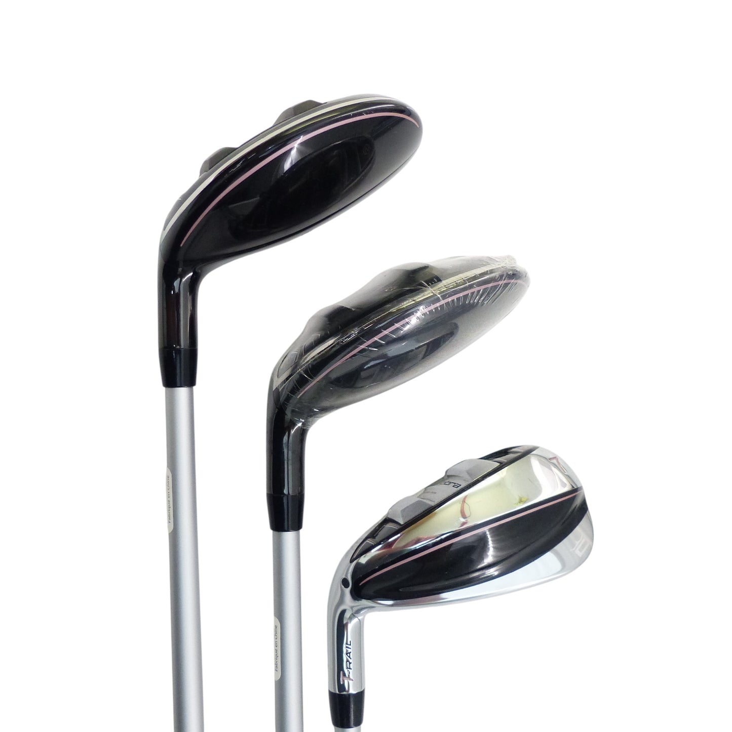 Cobra: T-Rail 2023 Womens Iron Set 5H, 6H, 7-PW SW Graphite Ladies Left Hand