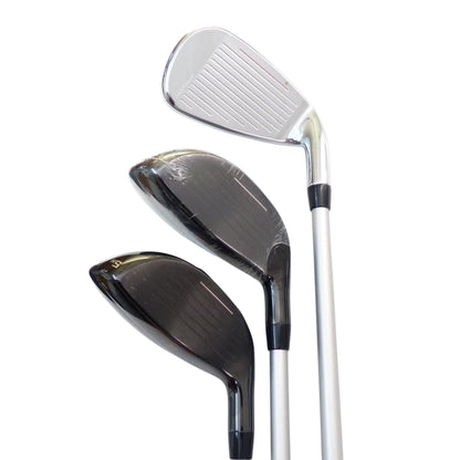 Cobra: T-Rail 2023 Womens Iron Set 5H, 6H, 7-PW SW Graphite Ladies Left Hand
