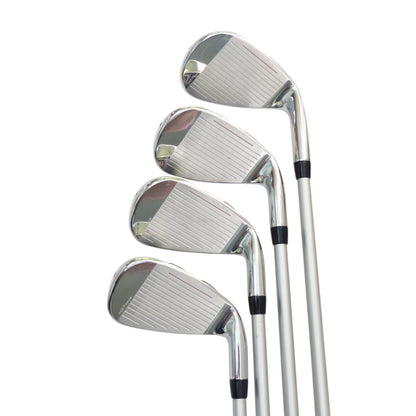 Cobra: T-Rail 2023 Womens Iron Set 5H, 6H, 7-PW SW Graphite Ladies Left Hand