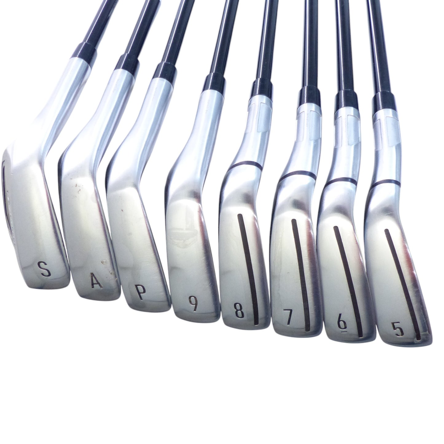 TaylorMade: Qi Iron Set 5-PW, AW, SW Graphite Regular Left Hand