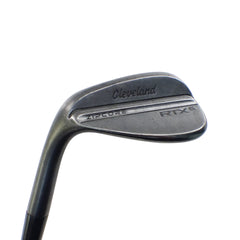 Cleveland: RTX 6 Zipcore Black Satin 52° Wedge Steel Wedge Left Hand