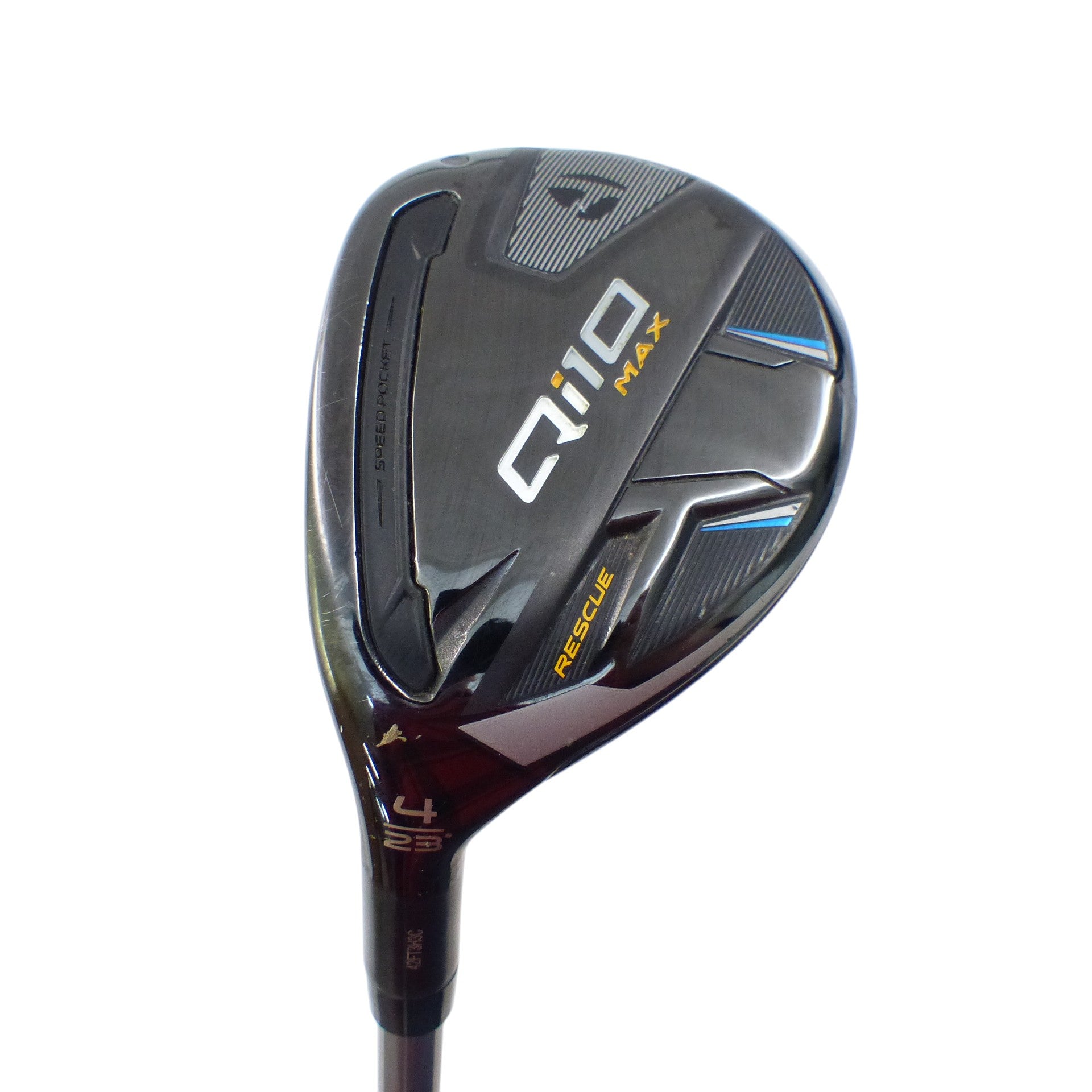 TaylorMade Qi10 MAX Rescue 23° 4H – Ibrido Regular Graphite, Molto Buono (Destrorso)