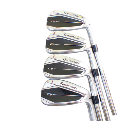 TaylorMade: Qi Iron Set 5-PW, AW, SW (8 Pc) Steel Stiff Right Hand