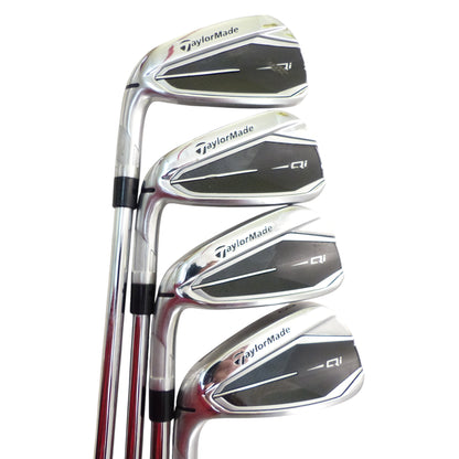 TaylorMade: Qi Iron Set 5-PW, AW, SW (8pc) Steel Stiff Left Hand