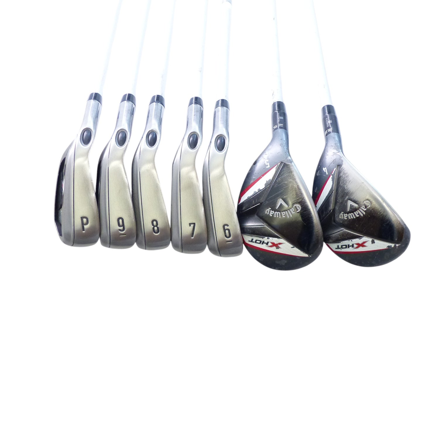 Callaway: X Hot Combo Iron Set 4H, 5H, 6i-PW (7 Pc) Graphite Seniors Left Hand