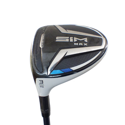 TaylorMade: Sim Max 3w Fairway Wood Graphite Stiff Left Hand