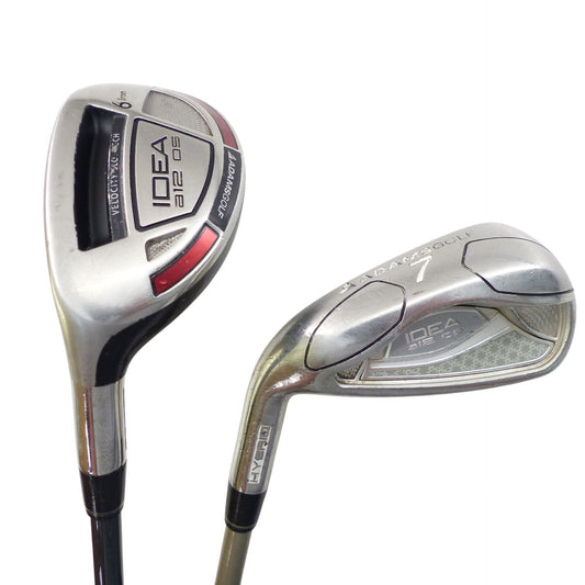 Adams: Idea a12OS Hybrid Iron Set 6-PW, SW (6 pc) Graphite Ladies Left Hand