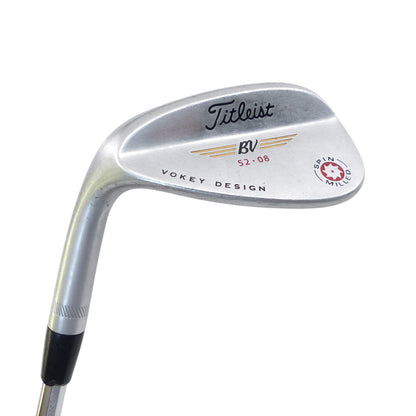 Titleist: Vokey Spin Milled Tour Chrome '09 52° Wedge Steel Wedge Left Hand