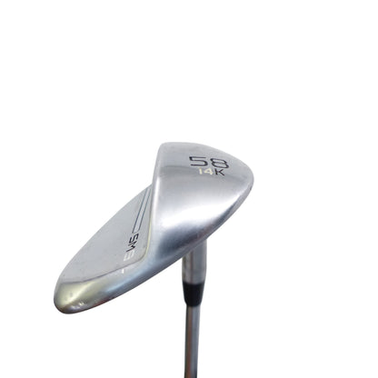 Titleist: Vokey SM9 Tour Chrome 58° Wedge Steel Wedge Left Hand