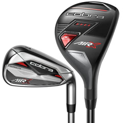 Cobra: AIR-X Combo 4,5H/6-PW Iron Set Steel Stiff Left Hand