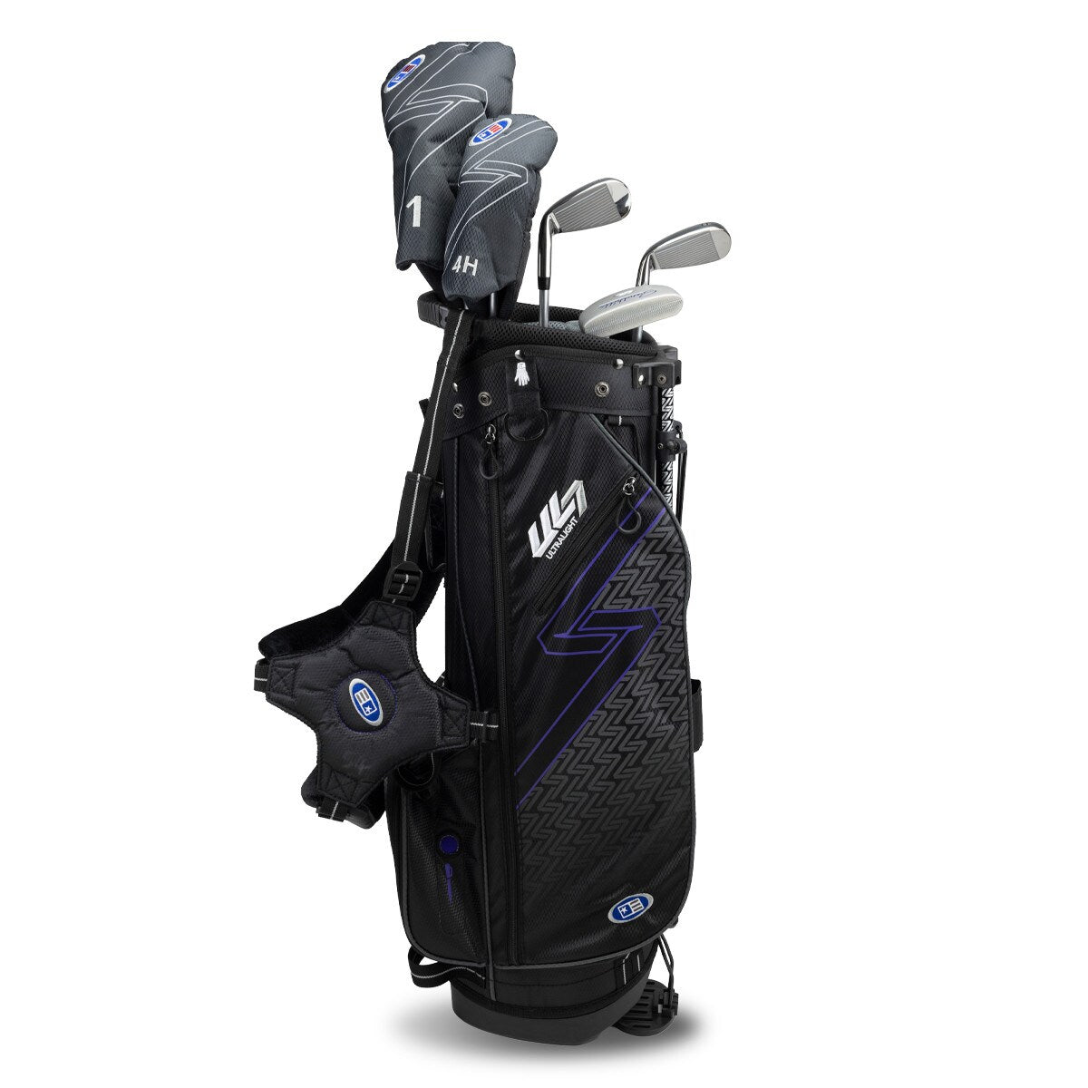 US Kids: Ultralight 7-54 - 5 pc w/ bag Package Set Graphite Junior Right Hand